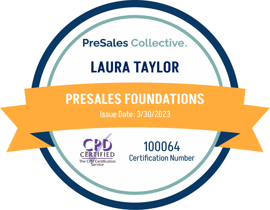PreSales Foundations - Laura Taylor