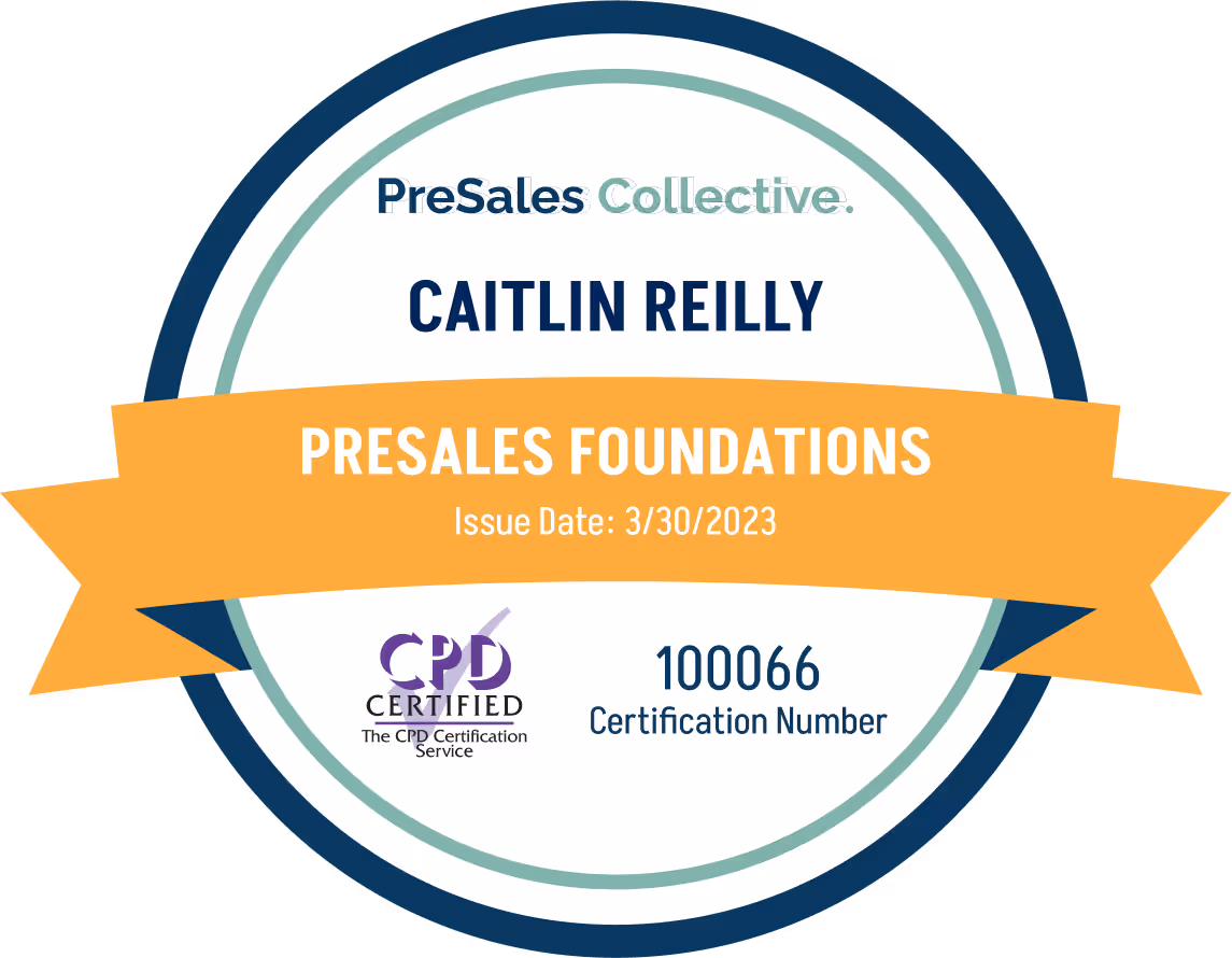 PreSales Foundations - Caitlin Reilly