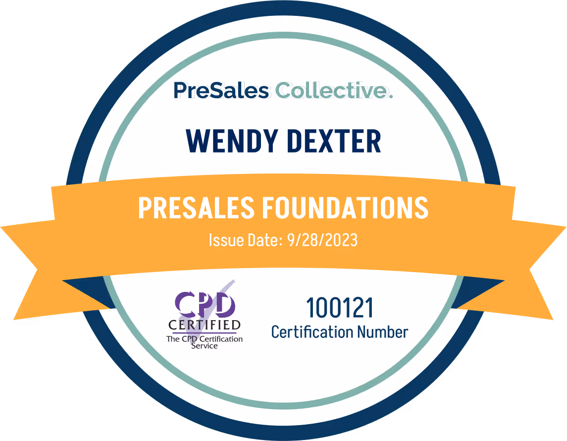PreSales Foundations - Wendy Dexter