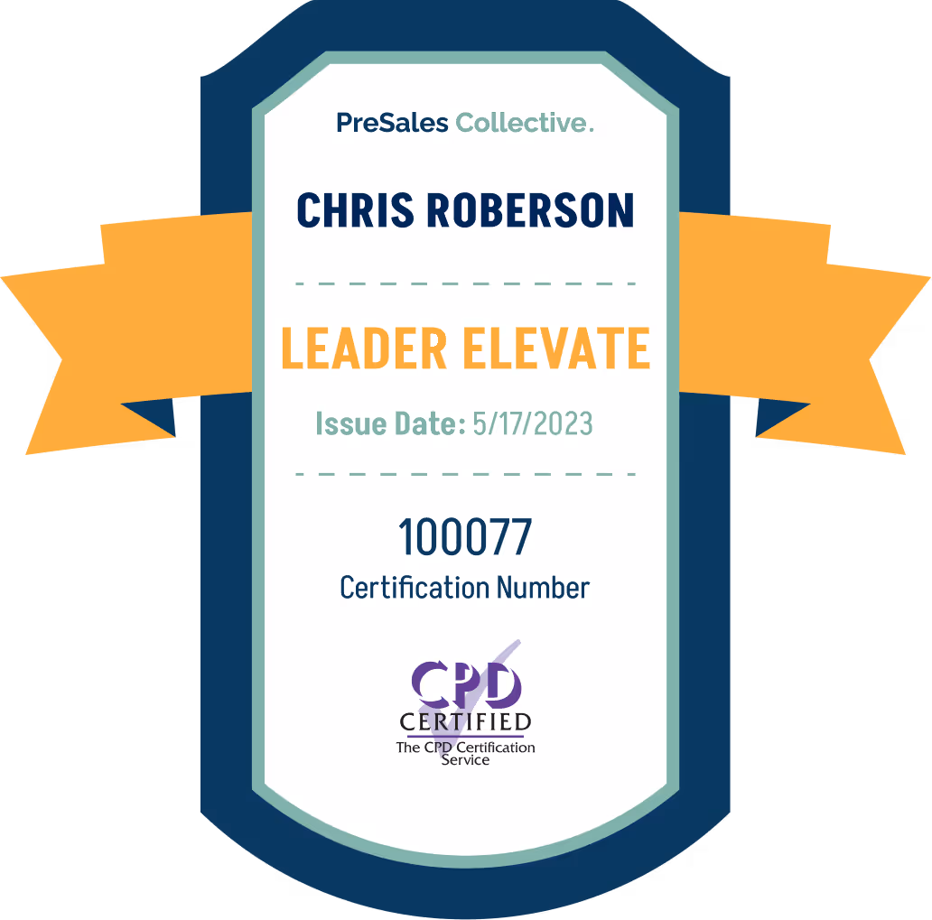 PSC Leader Elevate - Chris Roberson