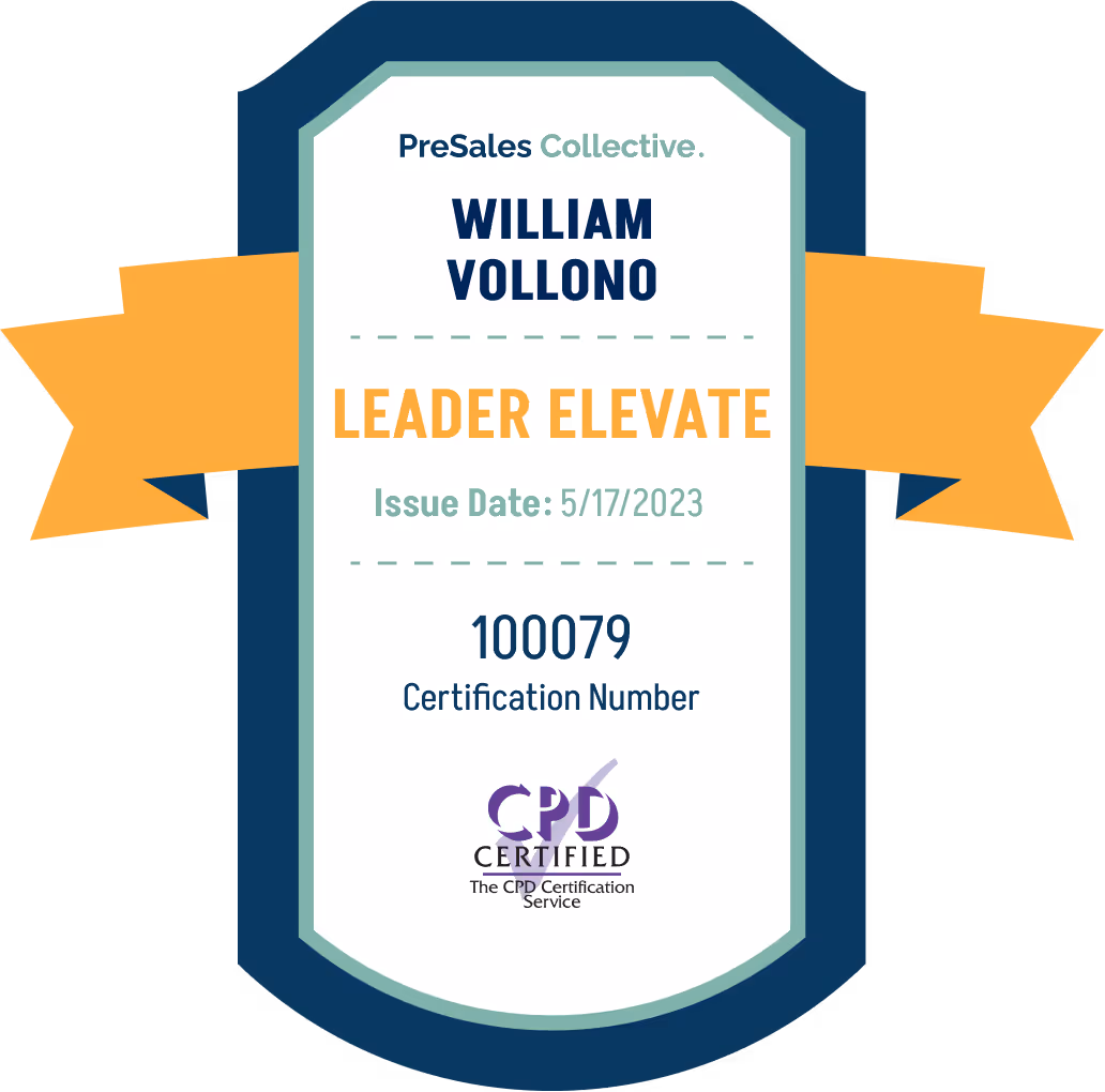 PSC Leader Elevate - William Vollono