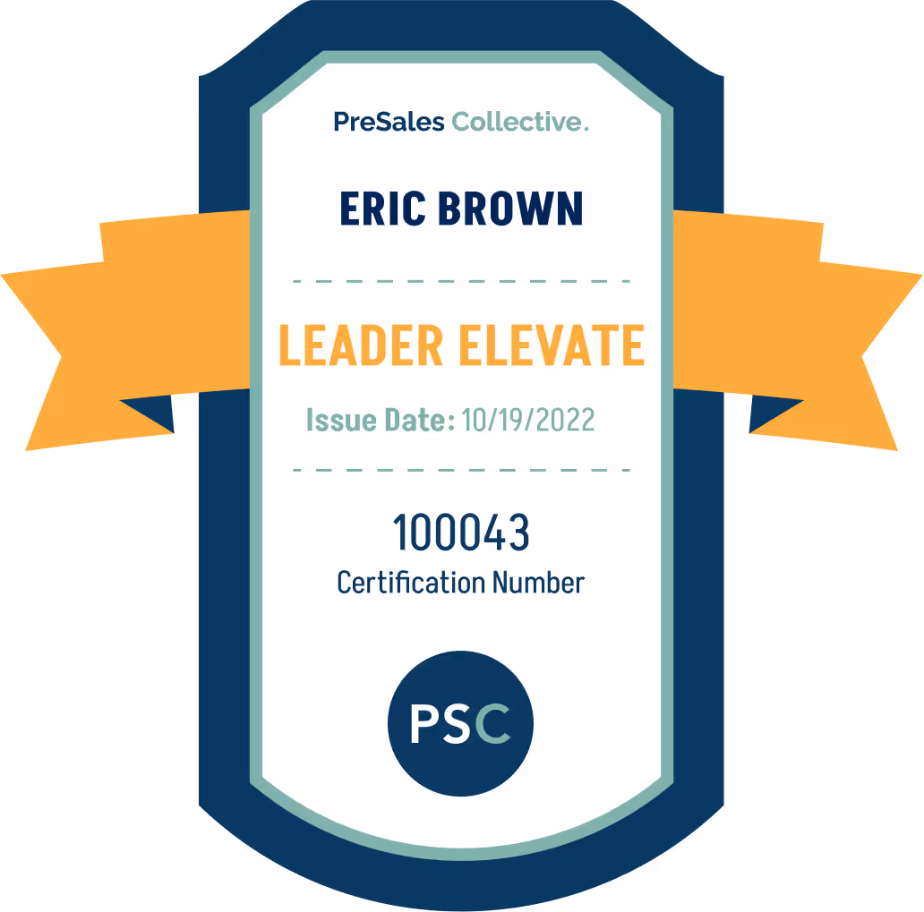 PSC Leader Elevate - Eric Brown