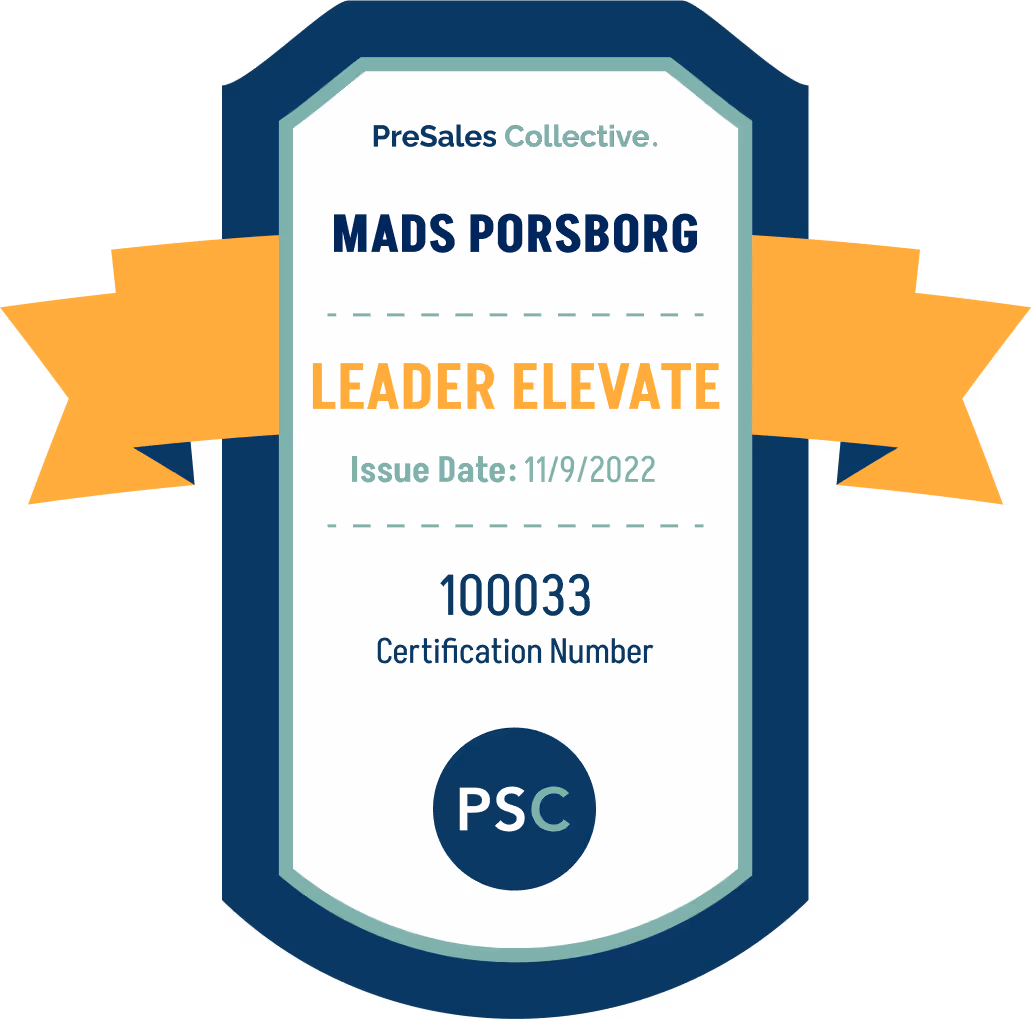 PSC Leader Elevate - Mads Porsborg