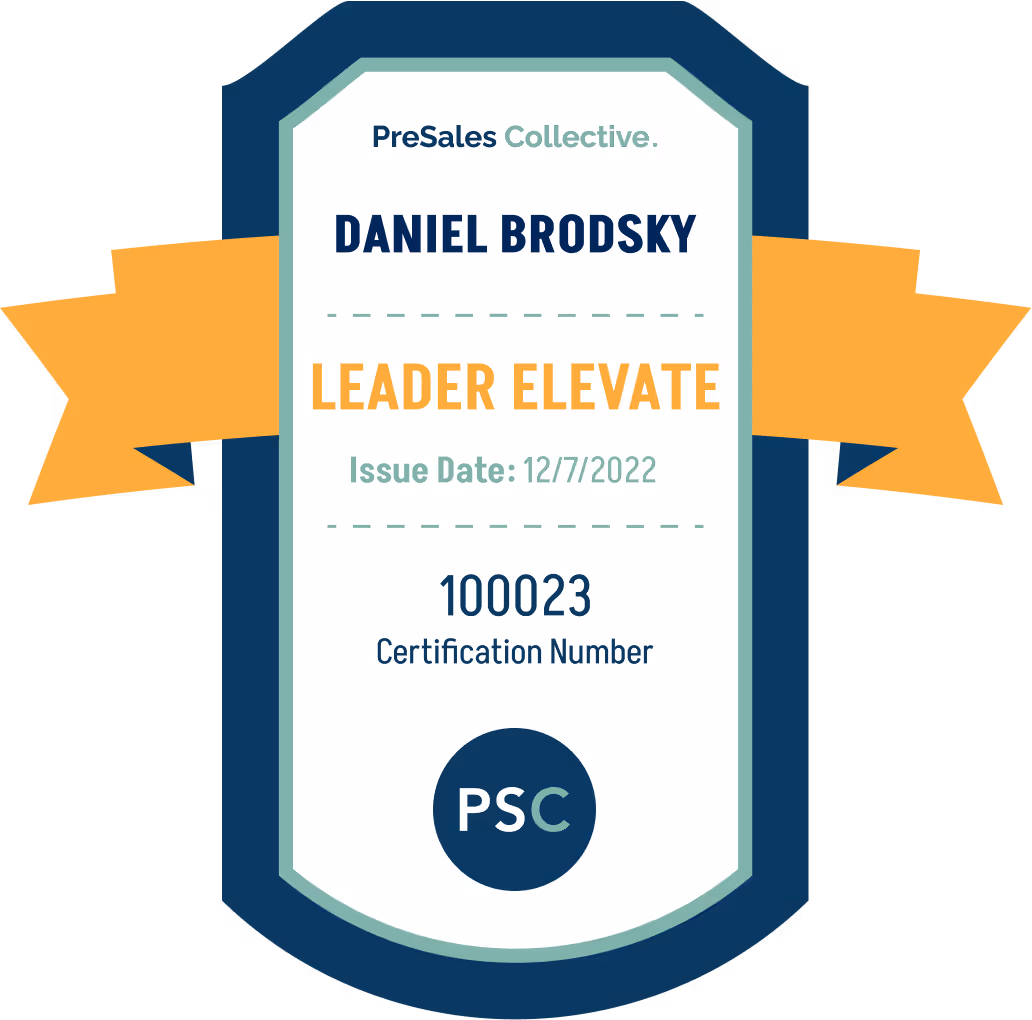 PSC Leader Elevate - Daniel Brodsky