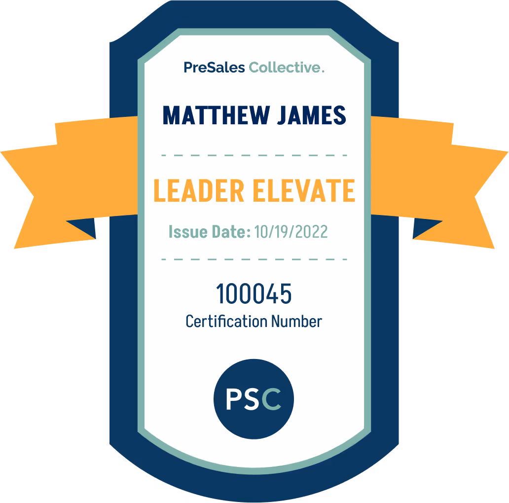 PSC Leader Elevate - Matthew James