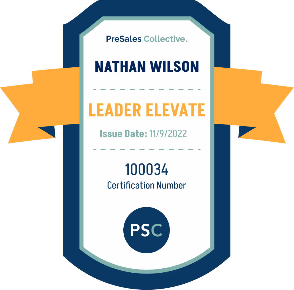 PSC Leader Elevate - Nathan Wilson