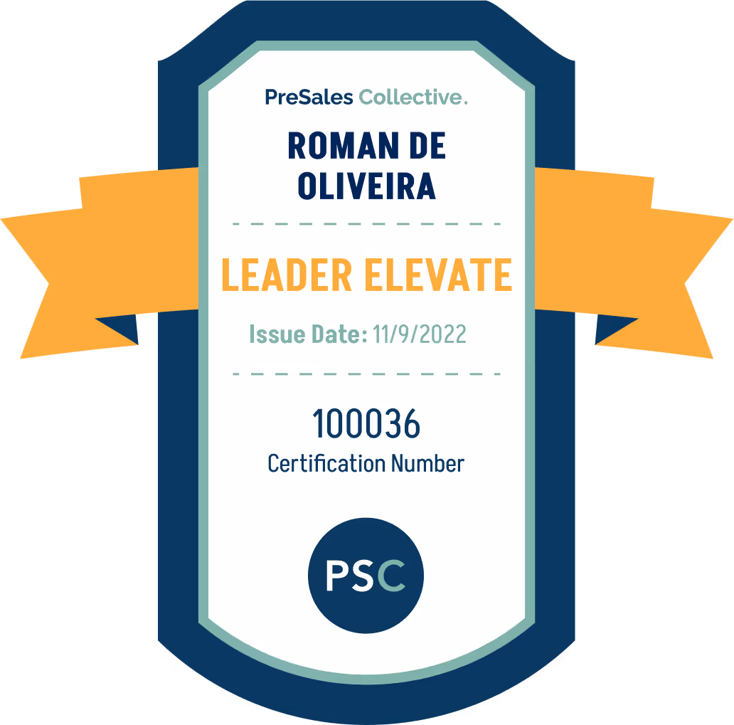 PSC Leader Elevate - Roman De Oliveira