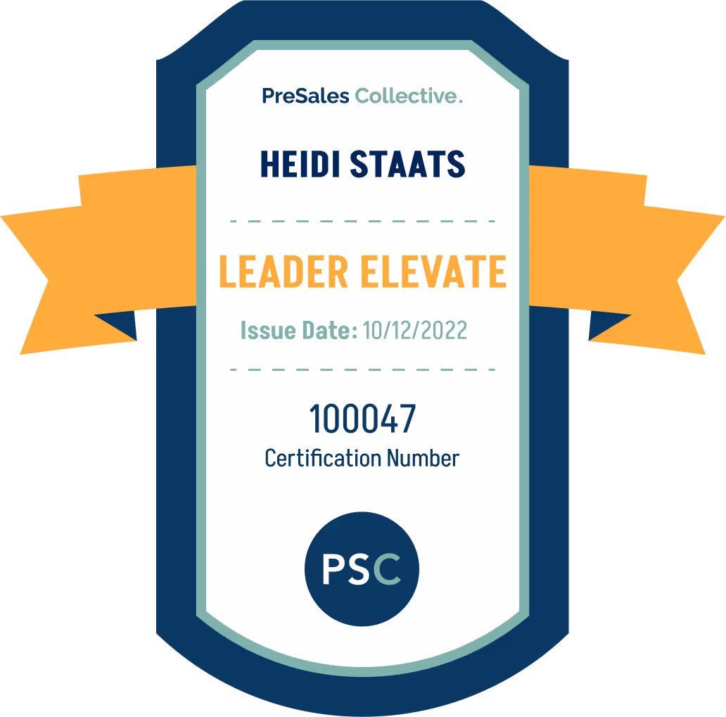PSC Leader Elevate - Heidi Staats