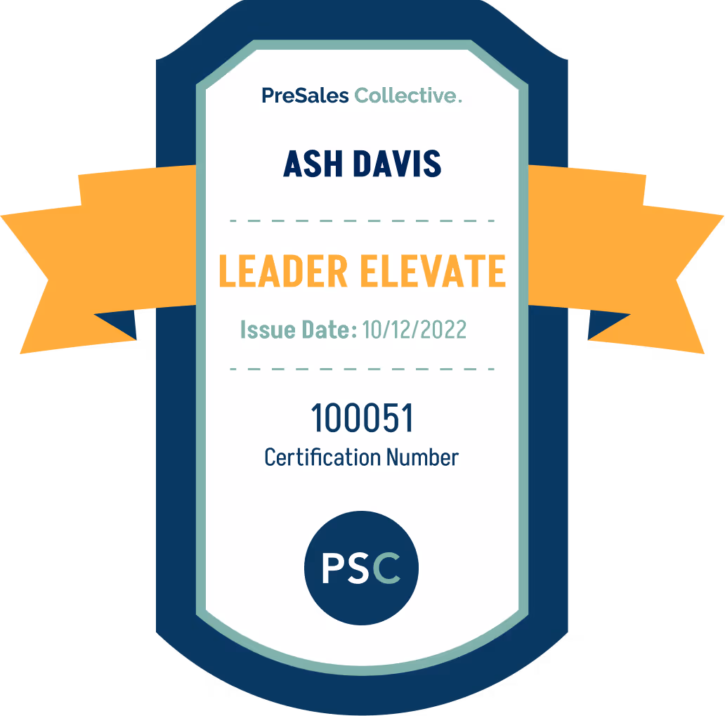 PSC Leader Elevate - Ash Davis