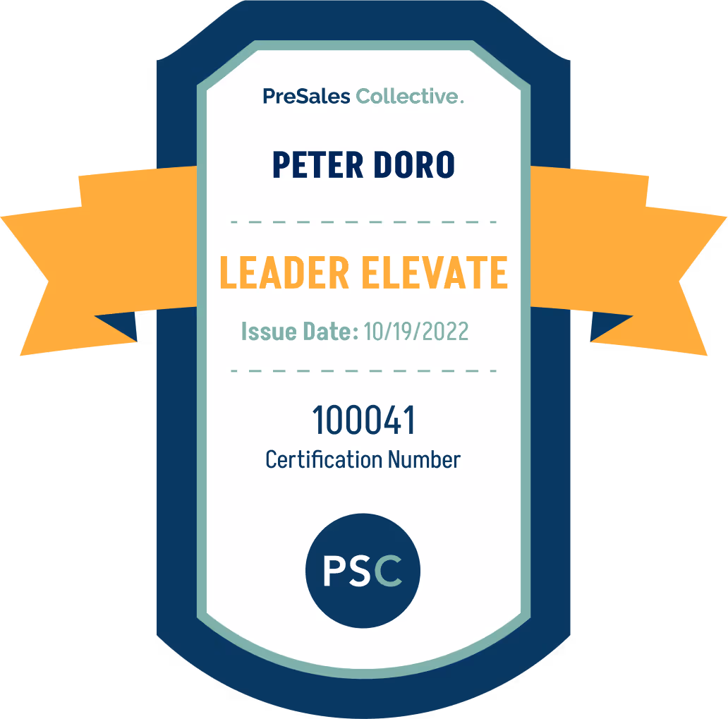 PSC Leader Elevate - Peter Doro