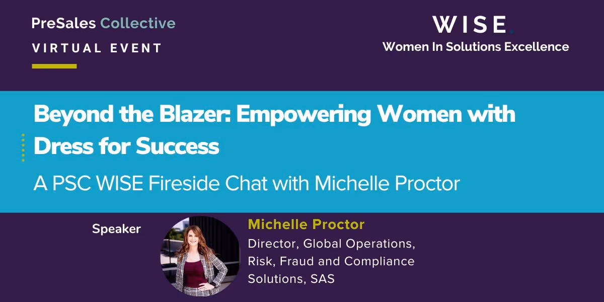 Beyond the Blazer: A PSC WISE Fireside Chat with Michelle Proctor