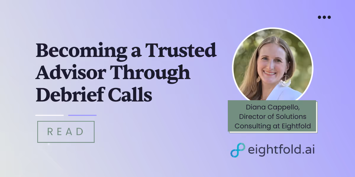 Becoming a Trusted Advisor Through Debrief Calls