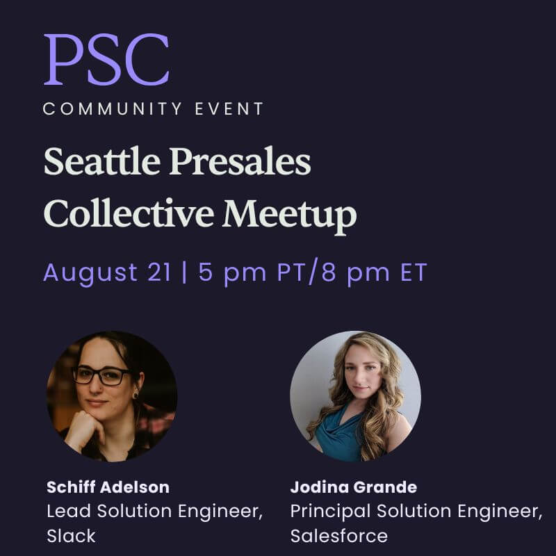 Seattle Presales Collective Meetup
