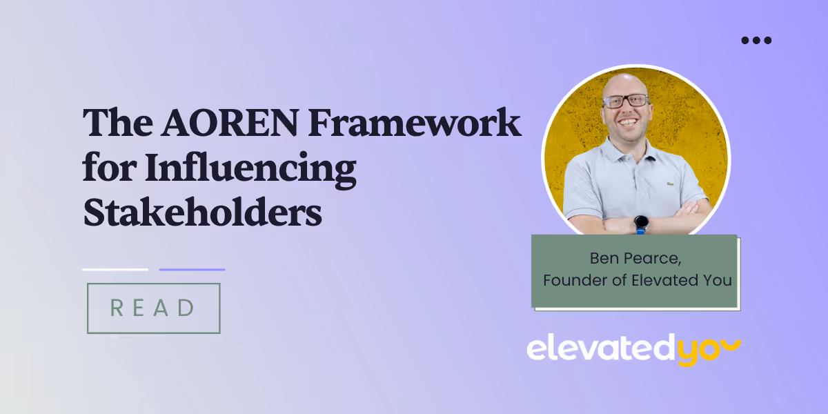 The AOREN Framework for Influencing Stakeholders