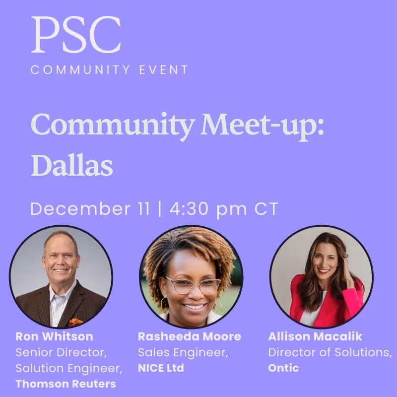 Community Meet-up: Dallas