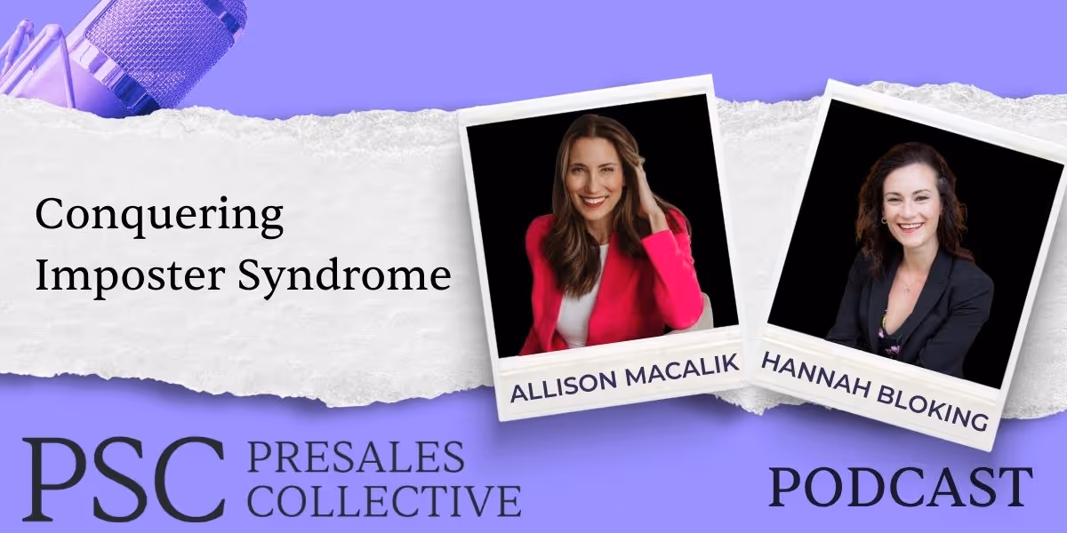 You're Not an Imposter: Fighting Self-Doubt in Presales