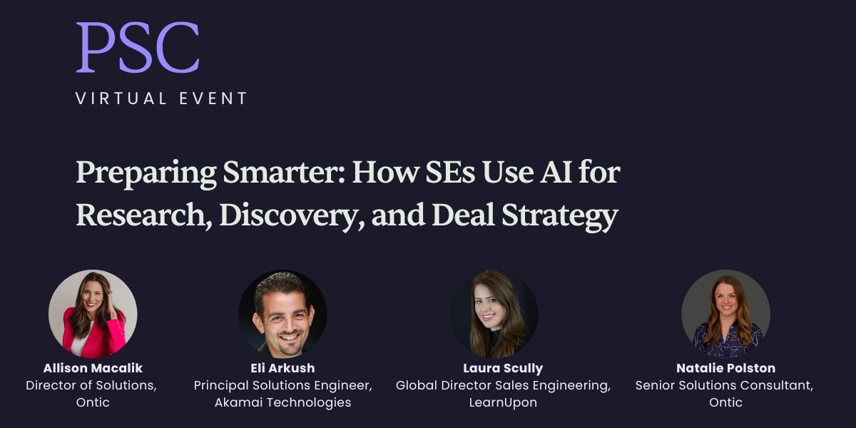 Preparing Smarter: How SEs Use AI for Research, Discovery, and Deal Strategy