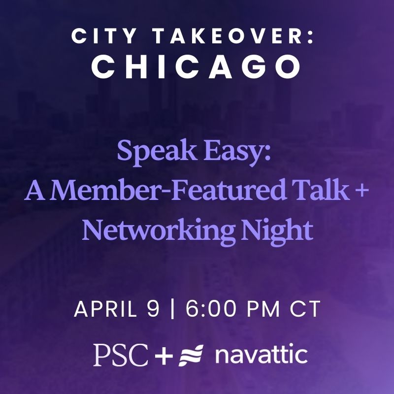Speak Easy: A Member-Featured Talk + Networking Night