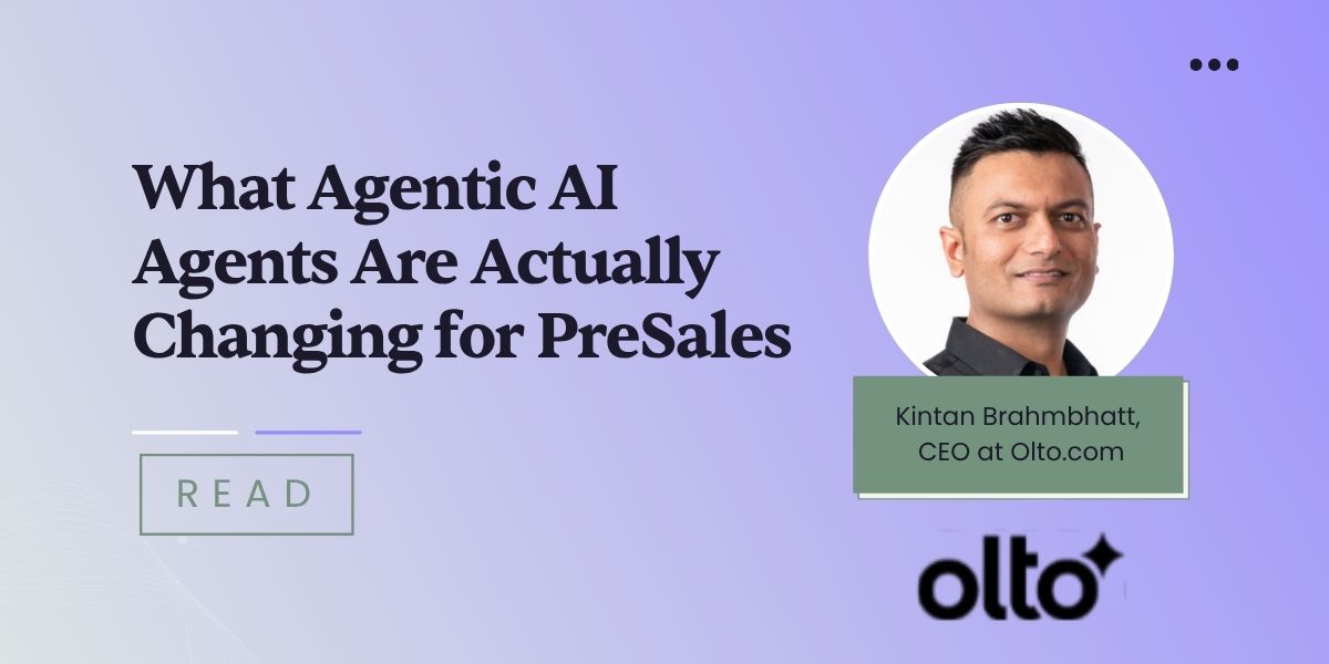 What Agentic AI Agents Are Actually Changing for PreSales