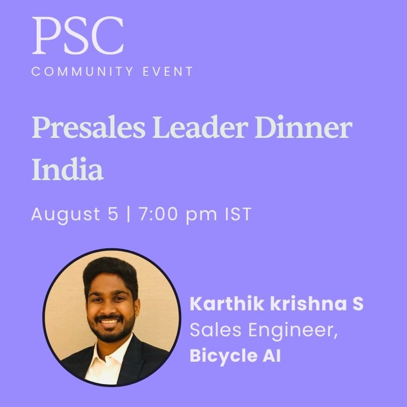 Presales Leader Dinner India