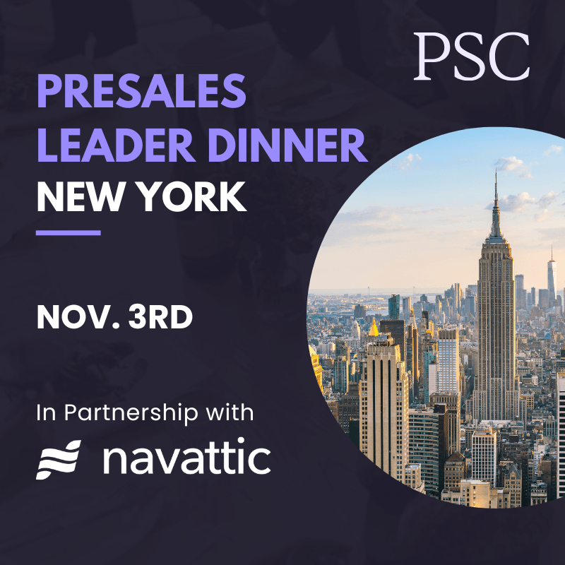 Presales Leader Dinner NYC