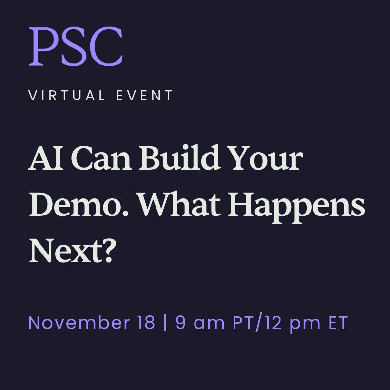 AI Can Build Your Demo. What Happens Next?