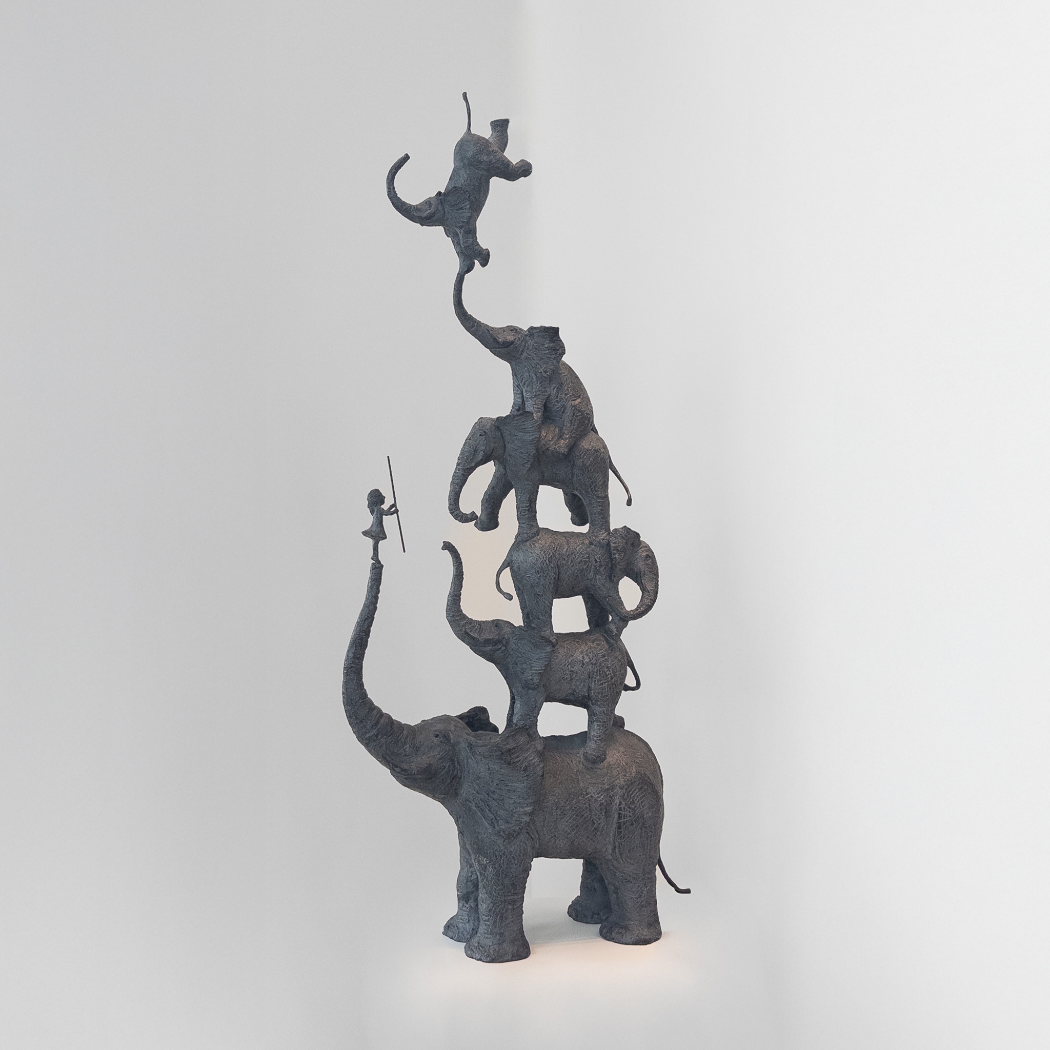 Colonne d'éléphants de Sophie Verger