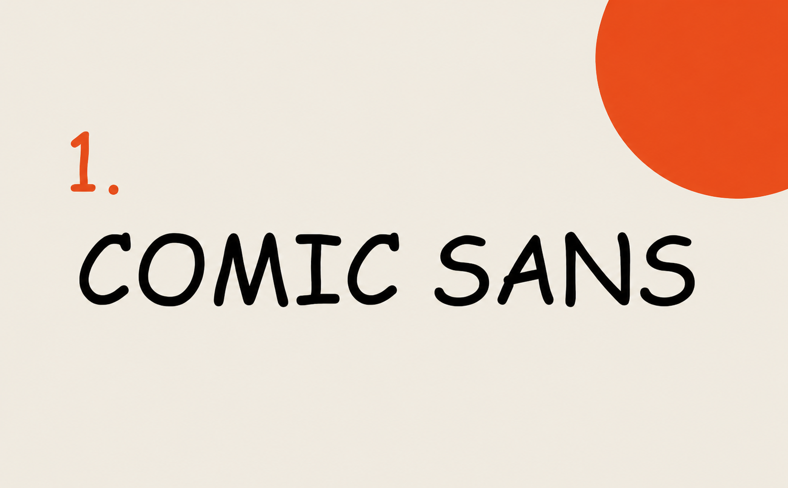 Comic Sans