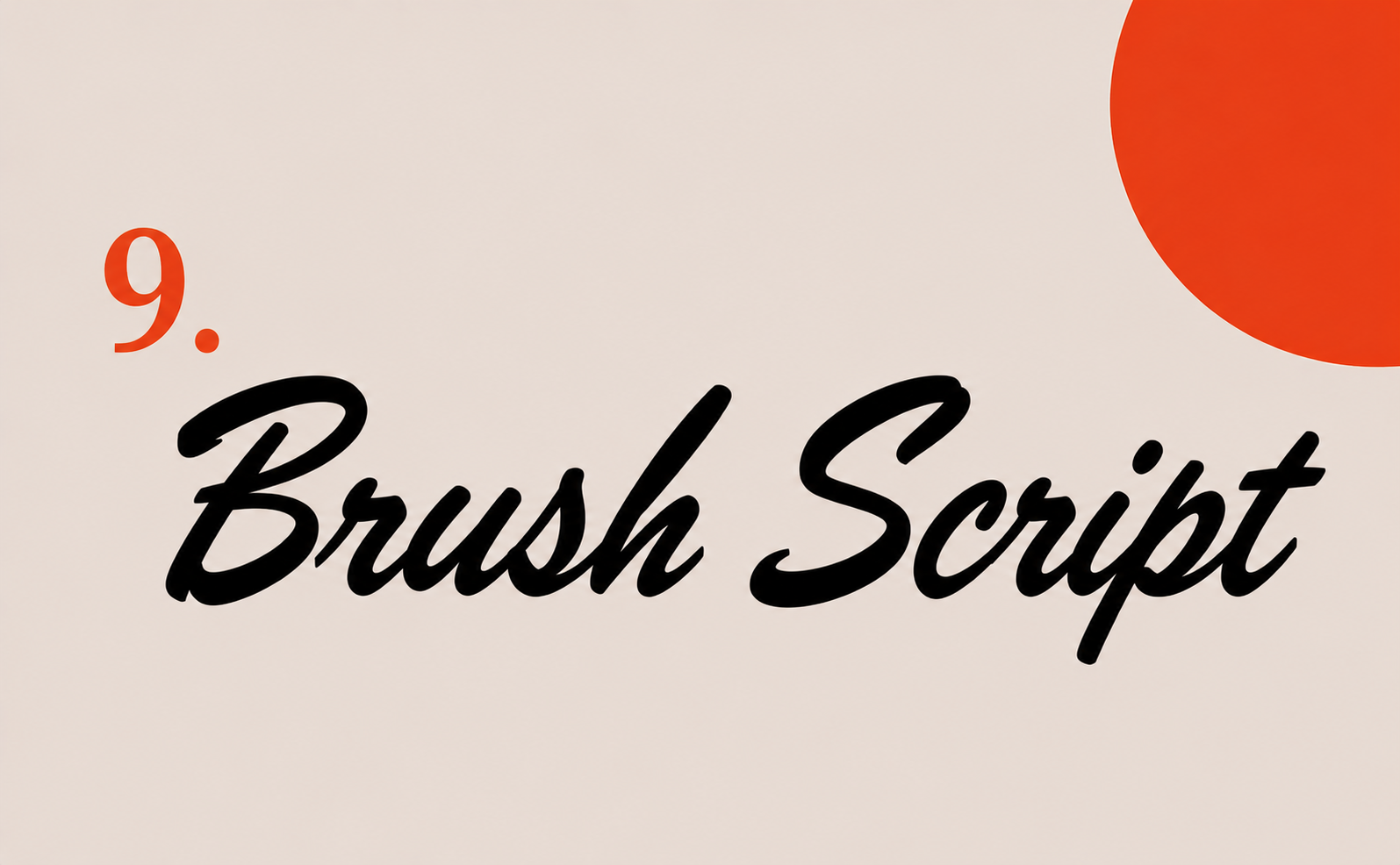 Brush Script