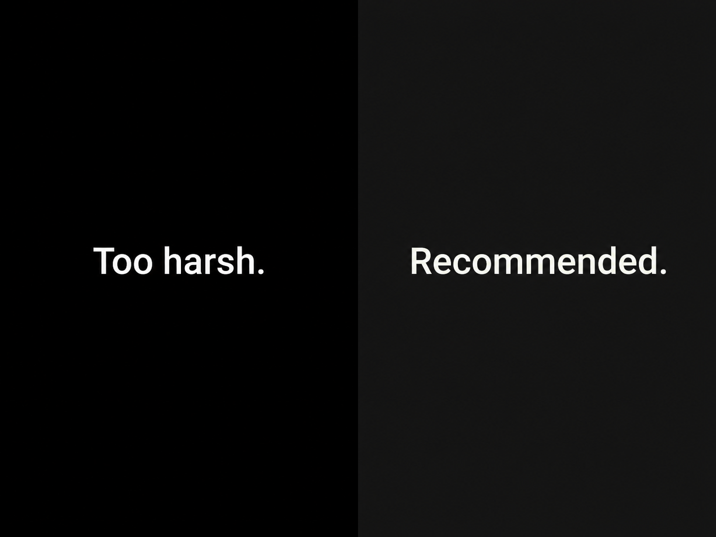designing for dark mode