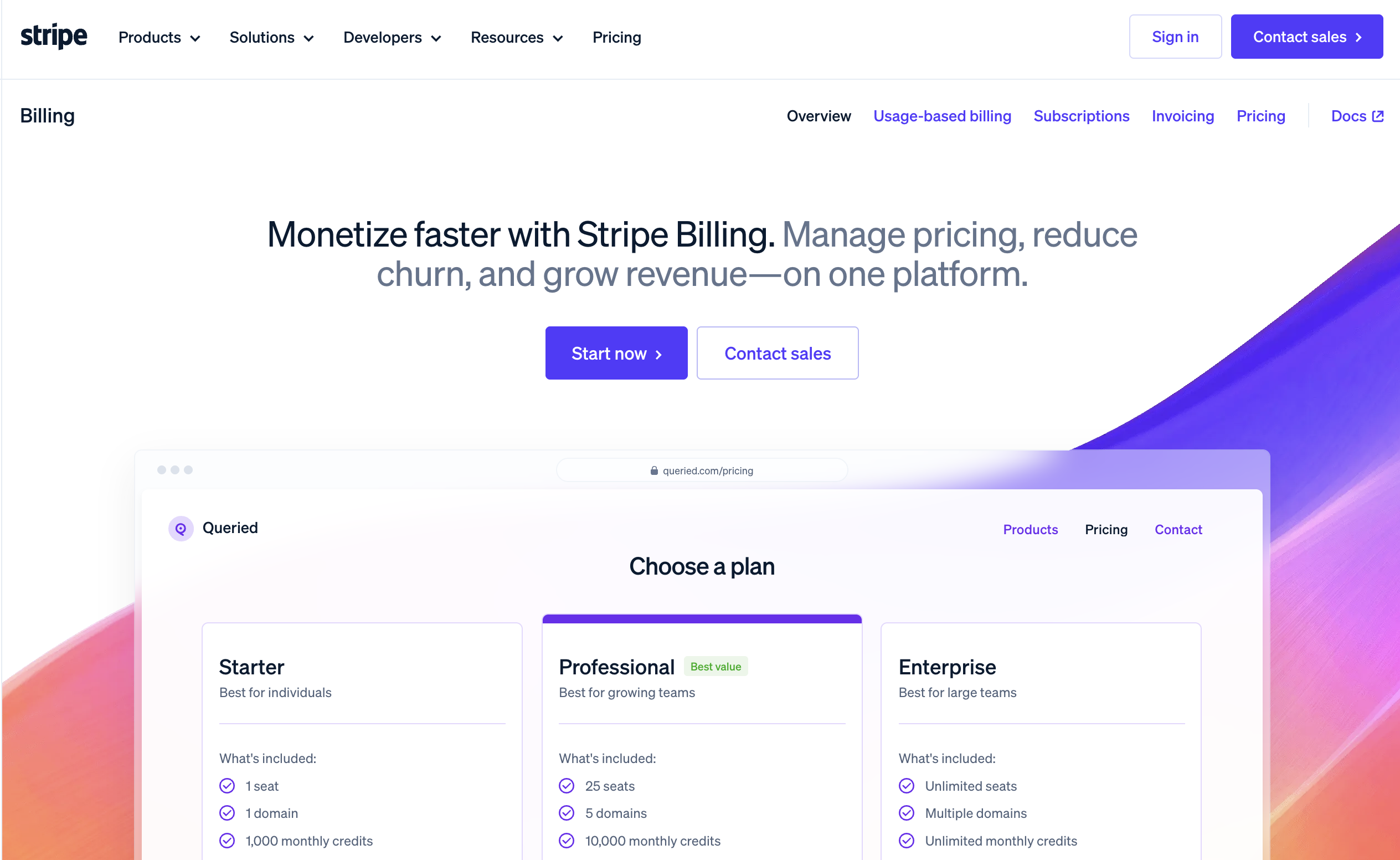 Stripe Billing