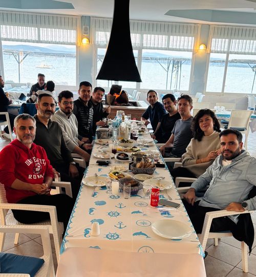 Photo of Countly team having lunch