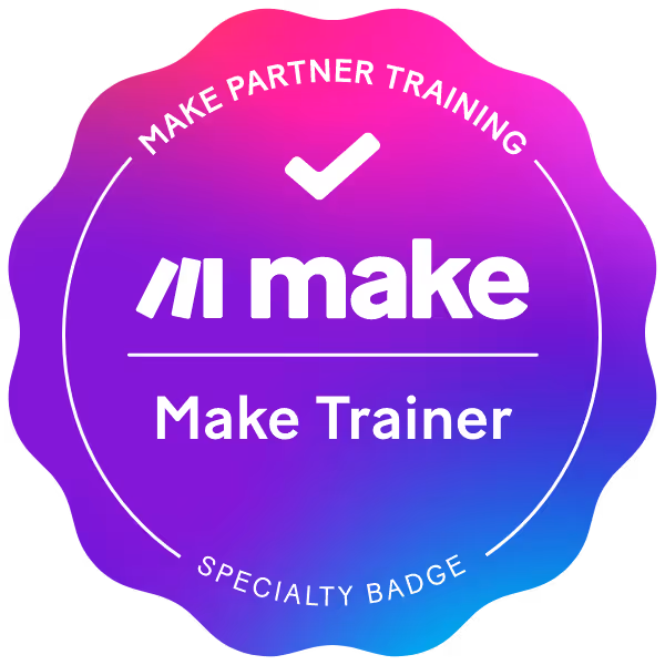 Official Make.com Trainer for Make Courses and teaching how to use Make.com - Techflow.ai GmbH