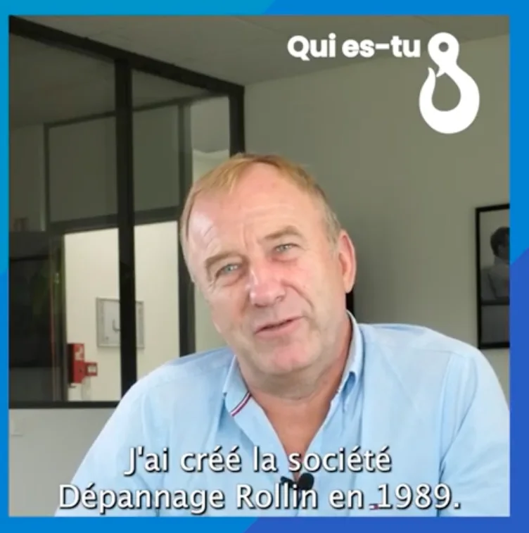 Franck Rollin en interview vidéo : « J'ai créé la société Dépannage Rollin en 1989 »