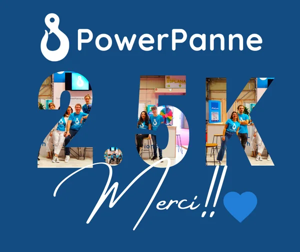 PowerPanne remercie ses 2 500 utilisateurs