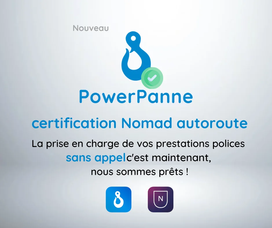 Annonce de la certification NOMAD Prise en Charge autoroute pour PowerPanne