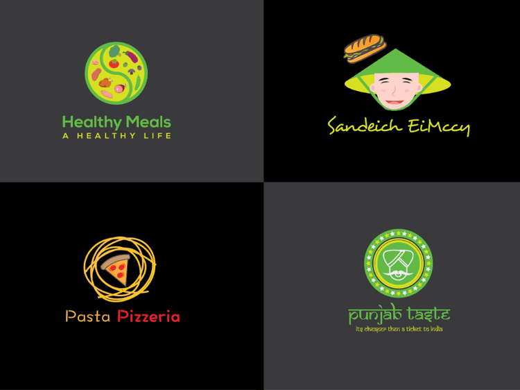 Logo design ideas - Outstanding food or restaurant logo for bakery, coffee, bbq, cafe also menu #3