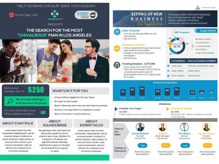 Flyer design ideas - A creative single or double-sided flyer #1