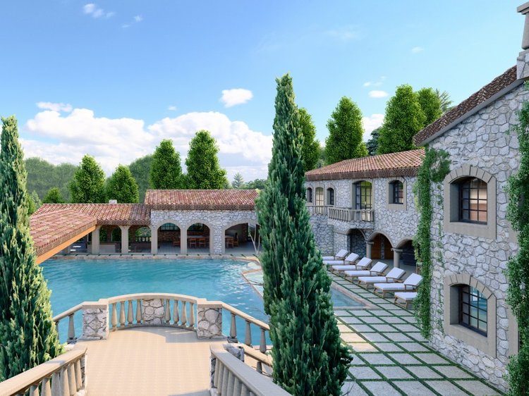 Lanscaping design ideas - An amazing pool design with nice visualizations #2