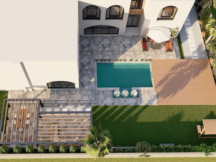 Lanscaping design ideas - Amazing 3d landscape, backyard, pool, garden, patio design #3