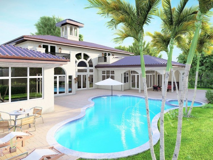 Lanscaping design ideas - Realistic Landscape 3D Rendering #3