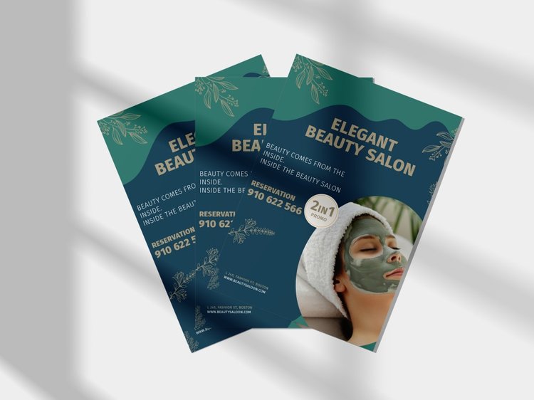 Flyer design ideas - Professional beauty salon flyers, spa flyers, menus, banners, posters #3