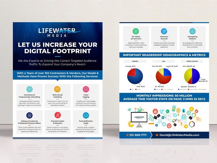 Flyer design ideas - A professional eye-catching modern flyer for your business #2