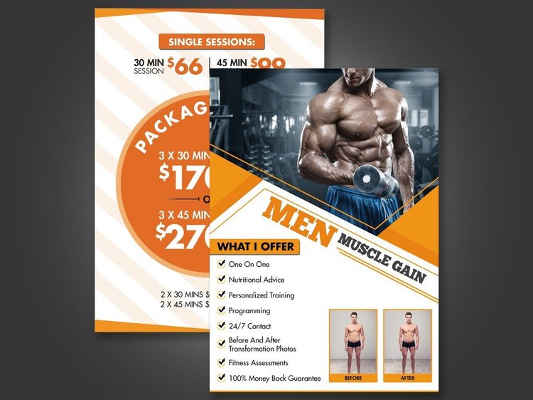 Flyer design ideas - A professional eye-catching modern flyer for your business #6