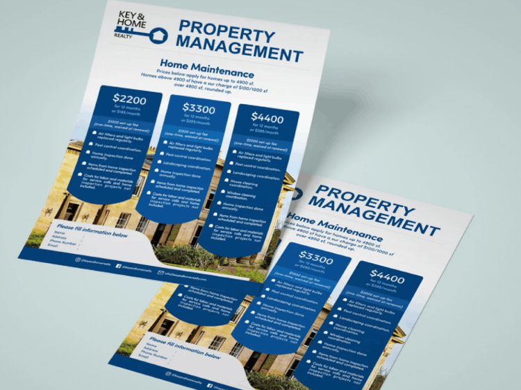 Flyer design ideas - A professional flyer or brochure design for your business #1
