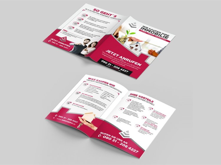 Flyer design ideas - An excellent flyer poster or brochure for your business #3