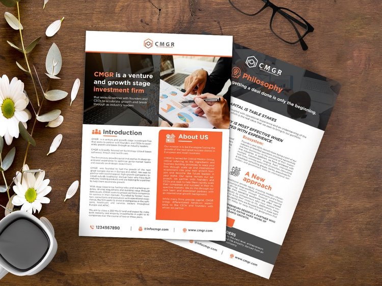 Flyer design ideas - An excellent flyer poster or brochure for your business #6