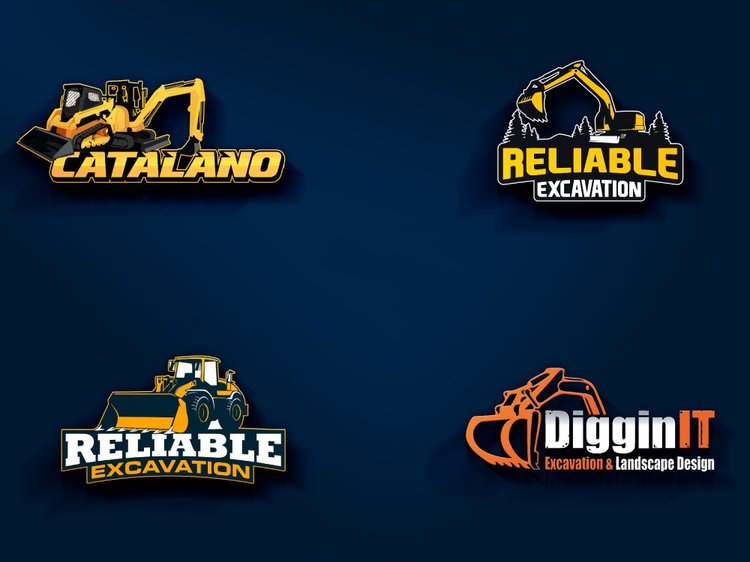 Logo design ideas - Real estate, construction, excavation, logo design #1