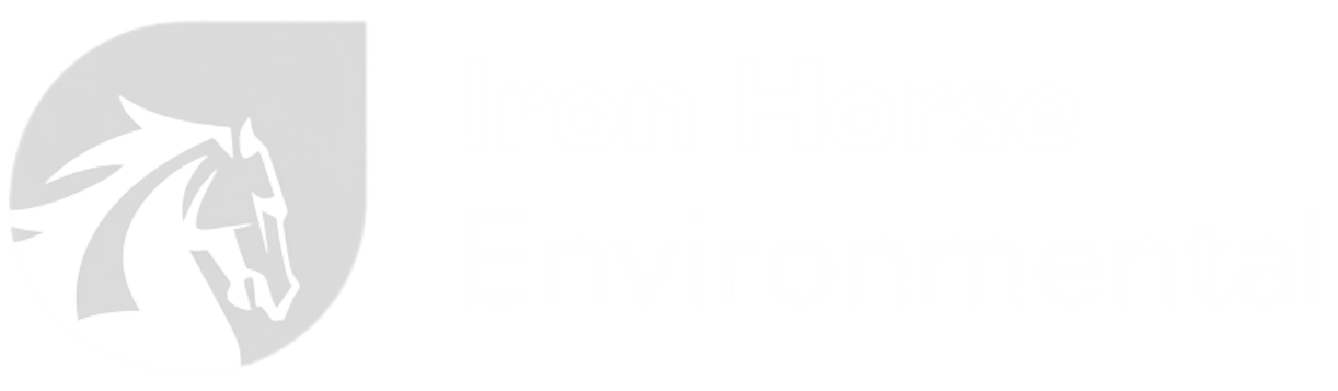 Iron Horse Environmental logo in white