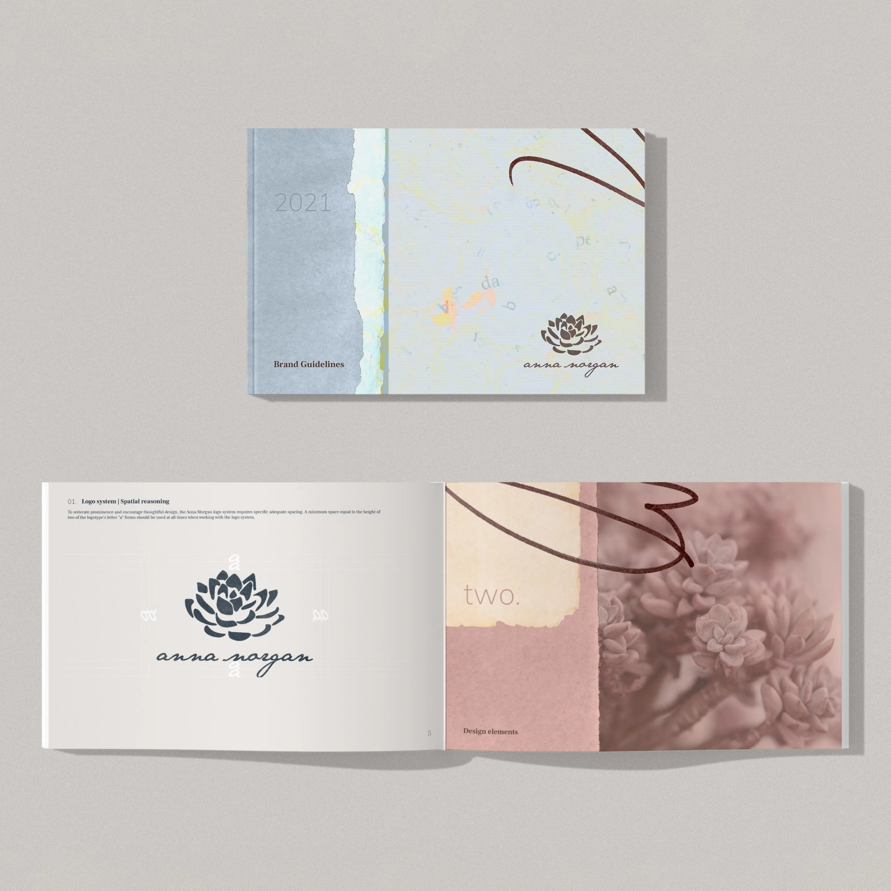 Brand Guide Anna Morgan Branding Southern Oregon by David Masters Group